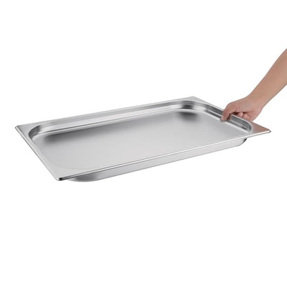 Vogue Stainless Steel 1/1 GN Pan 20mm k998