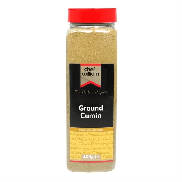Chef William Ground Cumin 400g ka020