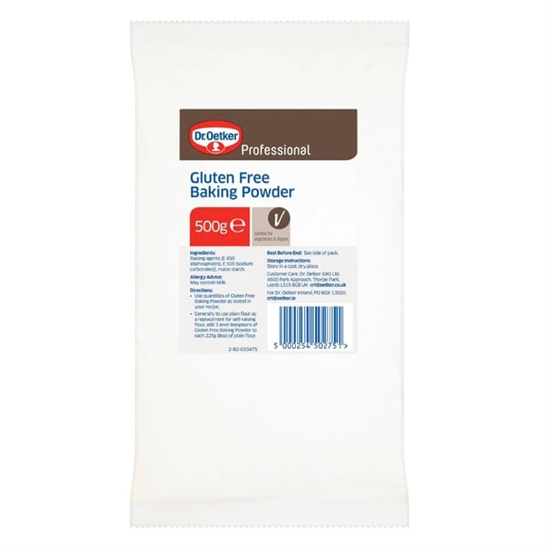 Dr Oetker Professional Baking Powder Gluten Free 500g ka084