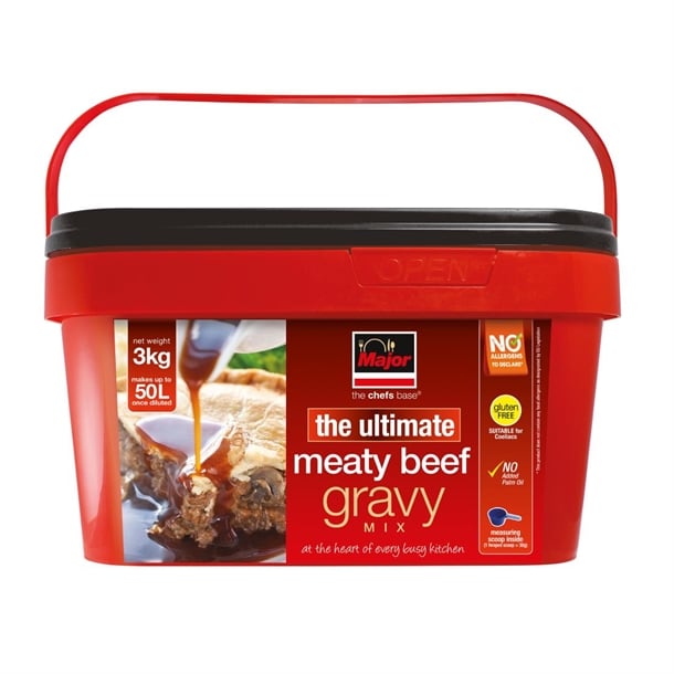 Major The Ultimate Meaty Beef Gravy Mix 3kg ka122