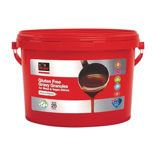 Major Instant Gluten Free Gravy Granules with Vitamin D - Meat 1.88kg ka124