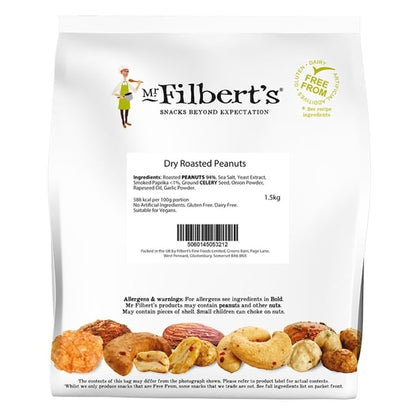 Mr Filbert's Dry Roasted Peanuts 1.5kg ka181