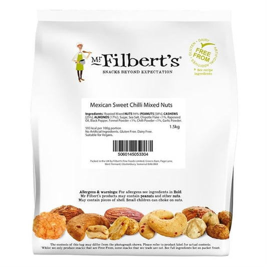 Mr Filbert's Mexican Sweet Chilli Nuts 1.5kg ka182
