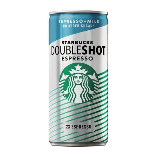 Starbucks Double Shot Espresso Iced Coffee No Added Sugar Cans 200ml (12 pack) ka191