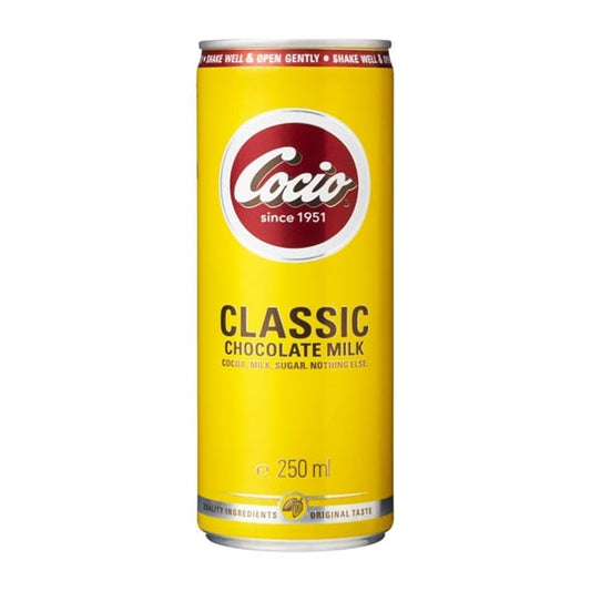 Cocio Classic Chocolate Milk Cans 250ml (12 pack) ka199