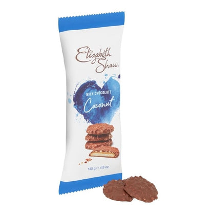Elizabeth Shaw Milk Chocolate Coconut Biscuits 140g (10 Packs) ka210