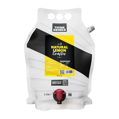 Think Drinks Natural Lemon Juice 2.25Ltr (2 pack) ka256