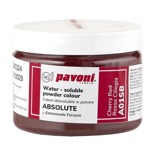 Pavoni Water Soluble Powder Cherry Red 50g ka341