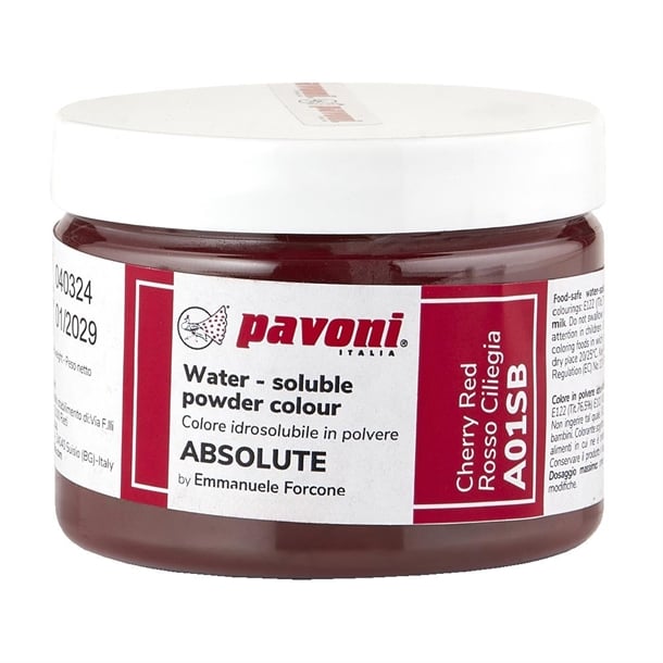 Pavoni Water Soluble Powder Cherry Red 50g ka341