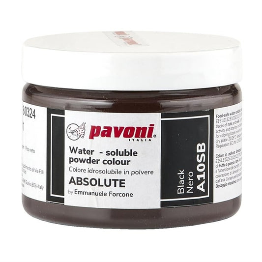 Pavoni Water Soluble Powder Black 50g ka343