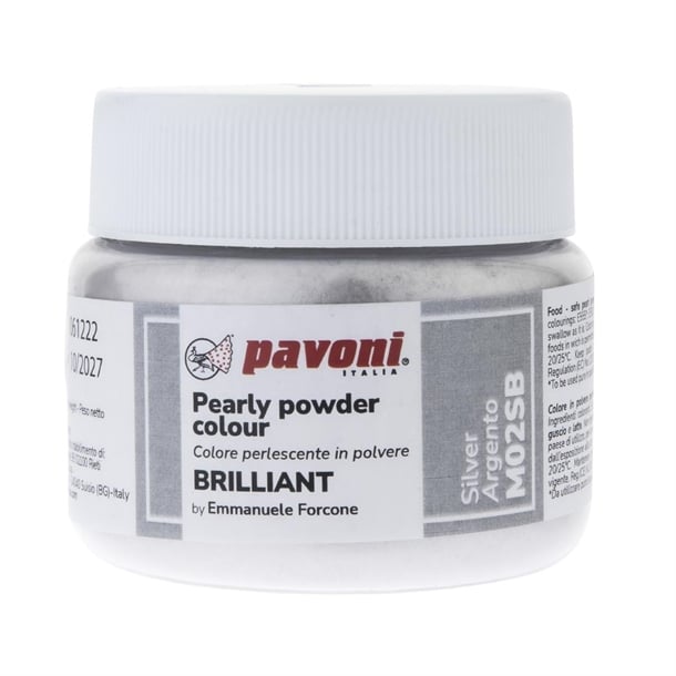 Pavoni Metallic Powder Sliver 40g ka350