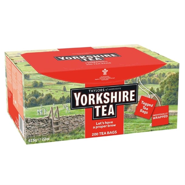 Yorkshire Enveloped Tea Bags (200 Pack) ka413