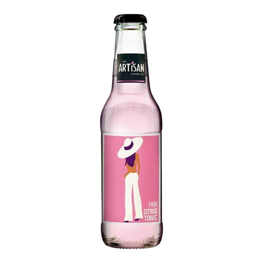 Artisan Drinks Pink Citrus Tonic Bottles 200ml (24 pack) ka426