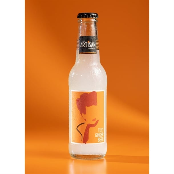 Artisan Drinks Fiery Ginger Beer Bottles 200ml (24 pack) ka427