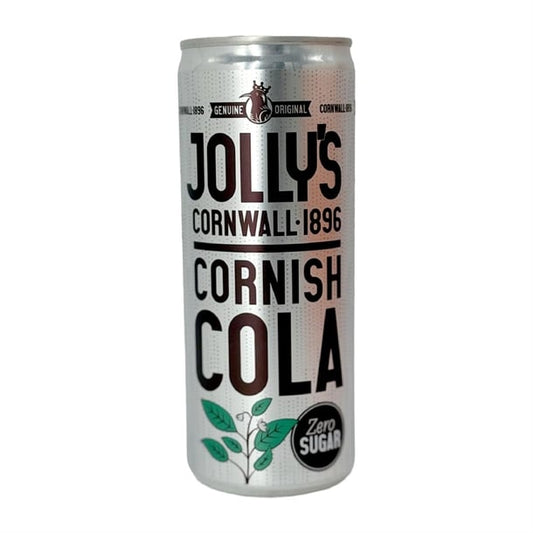 Jolly's Cornish Cola Zero Cans 250ml (24 Pack) ka438