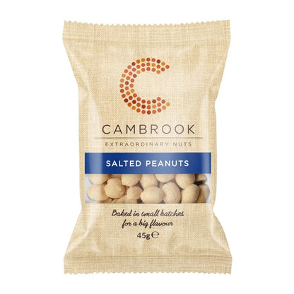 Cambrook Baked Salted Peanuts Snack Pack 45g (24 Pack) ka481