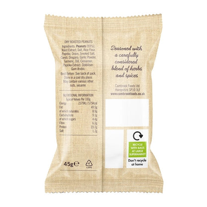 Cambrook Dry Roasted Peanuts Snack Pack 45g (24 Pack) ka482