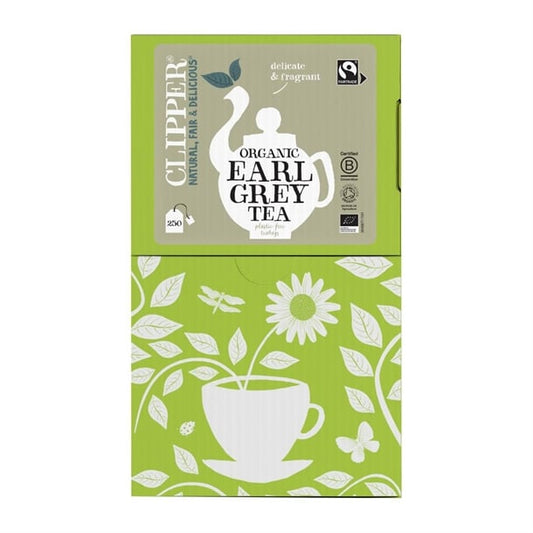 Clipper Fairtrade Organic Earl Grey Tea - Envelope, String & Tag (250 pack) ka505