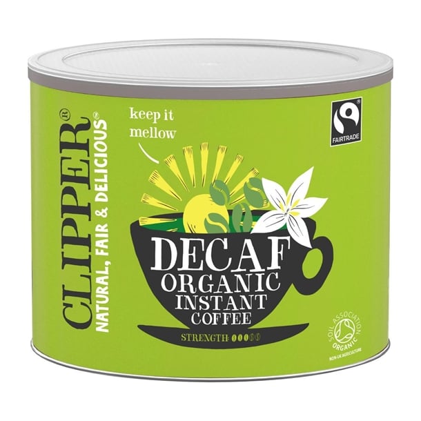 Clipper Fairtrade Organic Decaf Coffee 500g ka508