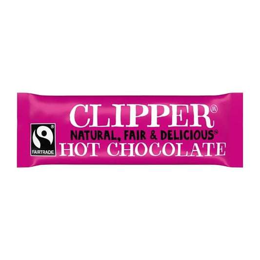 Clipper Fairtrade Seriously Velvety Hot Chocolate Sticks 28g (100 pack) ka510