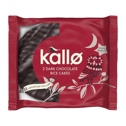 Kallo Dark Chocolate Topped Rice Cakes (30 Pack) ka516