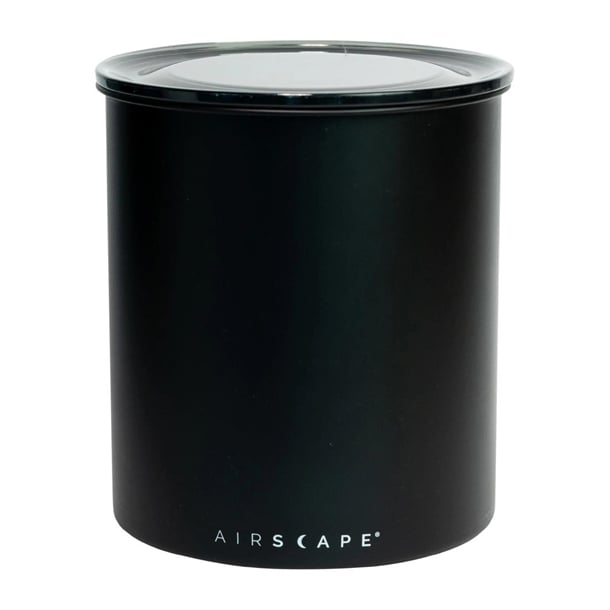 Airscape Large Coffee Bean Canister Black 1kg ka528