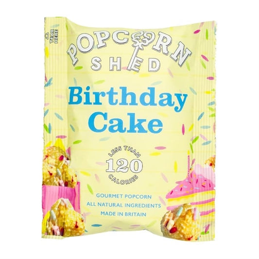 Popcorn Shed Birthday Cake Popcorn Snack Pack 24g (16 Pack) ka530