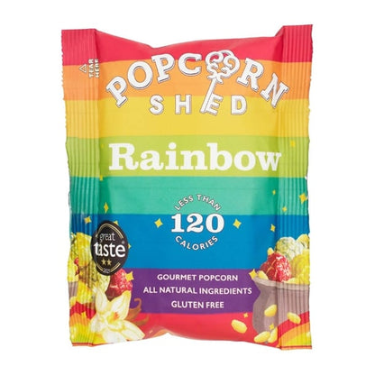 Popcorn Shed Rainbow Popcorn Snack Pack 24g (16 Pack) ka534