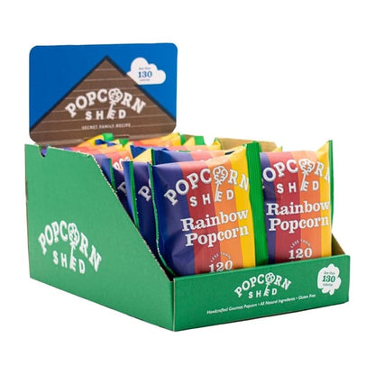 Popcorn Shed Rainbow Popcorn Snack Pack 24g (16 Pack) ka534