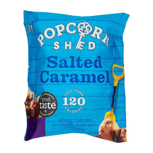 Popcorn Shed Salted Caramel Popcorn Snack Pack 24g (16 Pack) ka535
