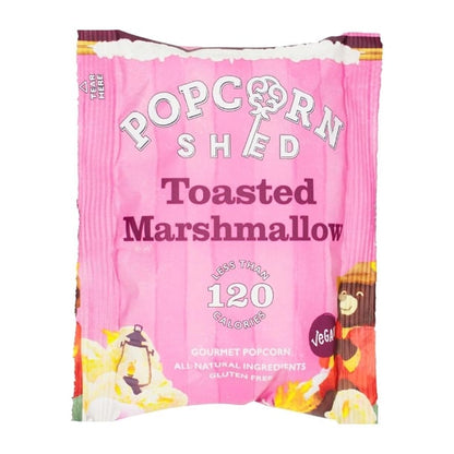 Popcorn Shed Toasted Marshmallow Popcorn Snack Pack 24g (16 Pack) ka537