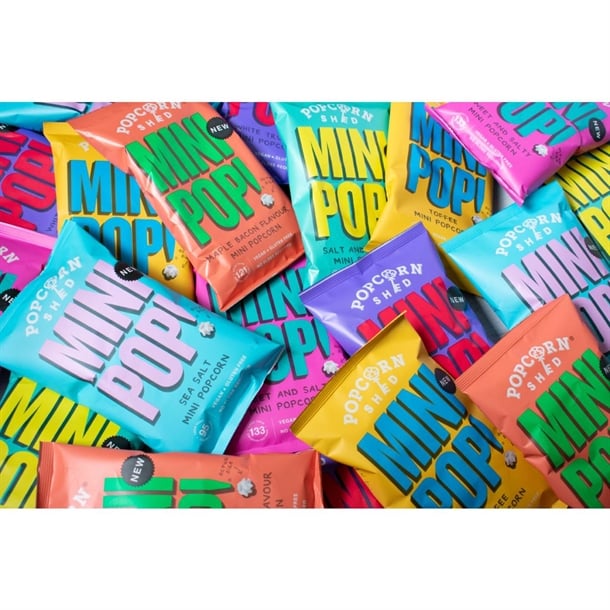 Popcorn Shed Toffee Mini Pop! Single Serve Bag 28g (24 Pack) ka541