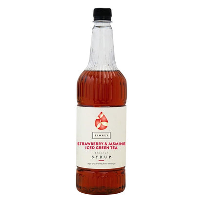 Simply Strawberry & Jasmine Iced Green Tea 1Ltr ka545