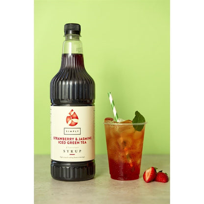 Simply Strawberry & Jasmine Iced Green Tea 1Ltr ka545