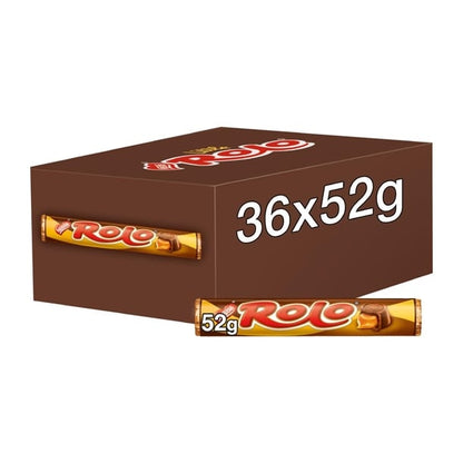 Nestle Rolo Chocolate and Caramel Tubes 52g (36 Pack) ka555