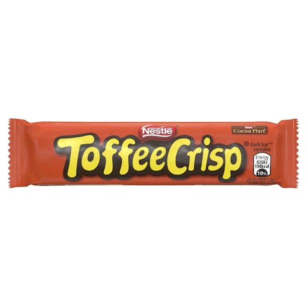 Nestle Toffee Crisp Chocolate Bars 38g (24 Pack) ka556