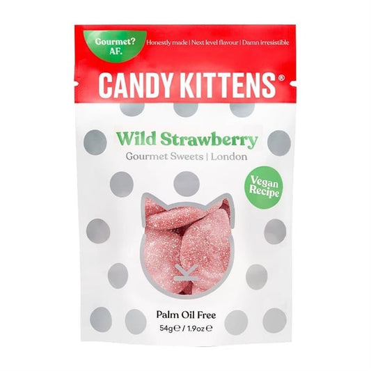Candy Kittens Pop Bags Wild Strawberry 54g (12 Pack) ka604