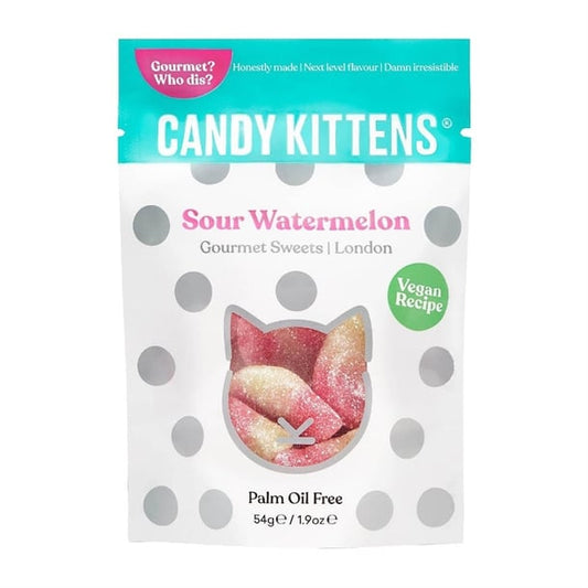 Candy Kittens Pop Bags Sour Watermelon 54g (12 Pack) ka605