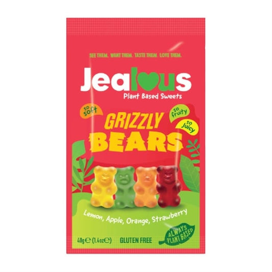Jealous Sweets Impulse Bags Grizzly Bears 40g (10 Pack) ka609
