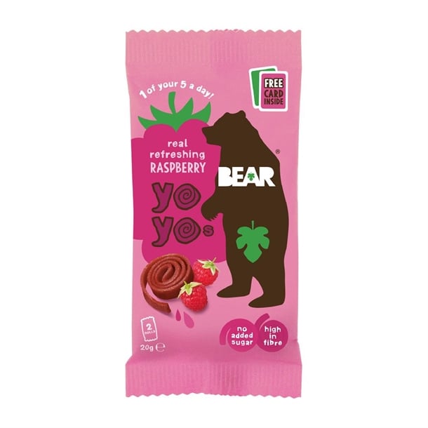 BEAR Yoyos - Raspberry 20g (18 Pack) ka626
