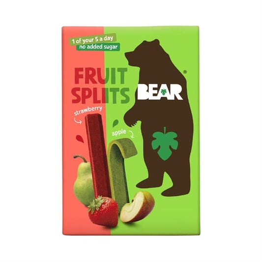 BEAR Fruit Splits Strawberry & Apple 20g 8x5 (40 Pack) ka631