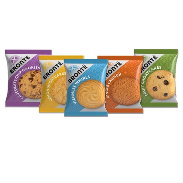 Bronte Traditional Mini Packs Assorted Biscuits 5 Varieties 30g (100 Pack) ka640
