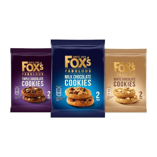 Fox's Mixed Chunky Cookie Twin Pack 45g (48 Pack) ka656