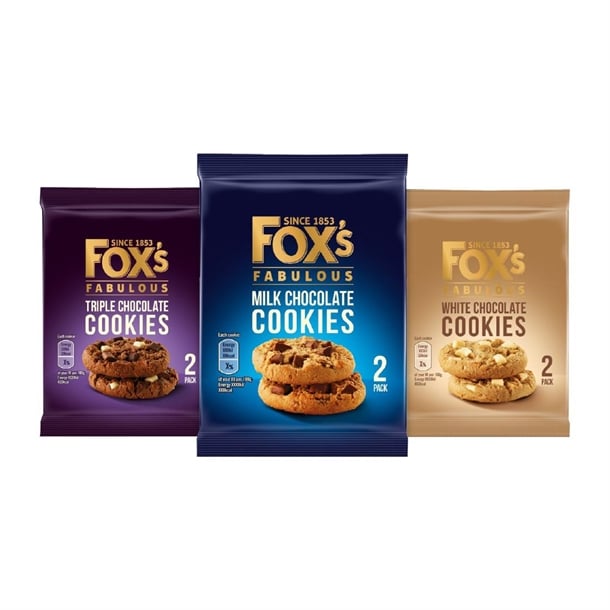 Fox's Mixed Chunky Cookie Twin Pack 45g (48 Pack) ka656