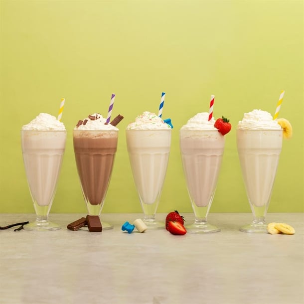 Dinoshakes Sugar Free Banana Milkshake Mix 1Ltr ka728