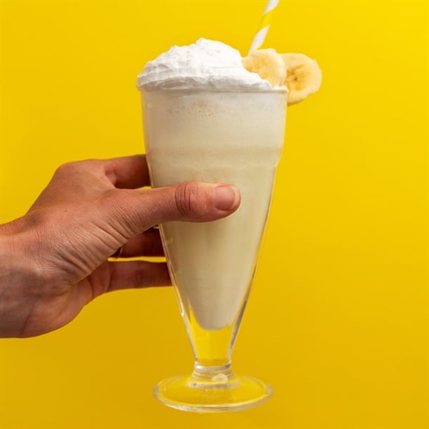 Dinoshakes Sugar Free Banana Milkshake Mix 1Ltr ka728