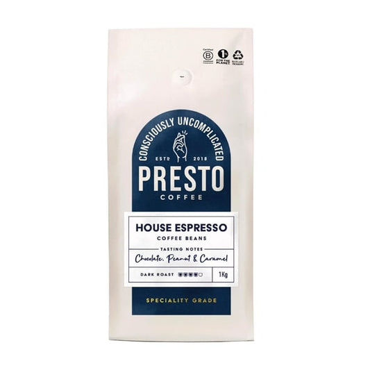Presto Coffee House Espresso Coffee Beans 1kg ka730