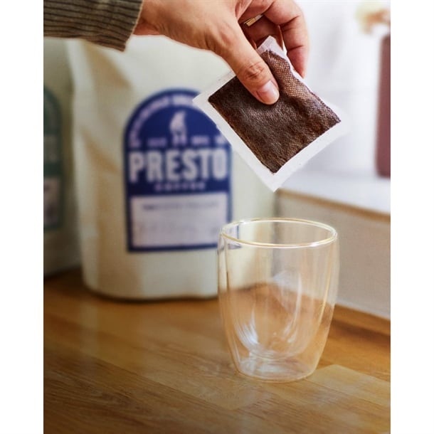 Presto Coffee House Espresso Coffee Bags Enveloped 8g (10 Pack) ka734