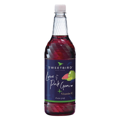 Sweetbird Fusions Syrup Pink Guava and Lime Added Vit C ka756