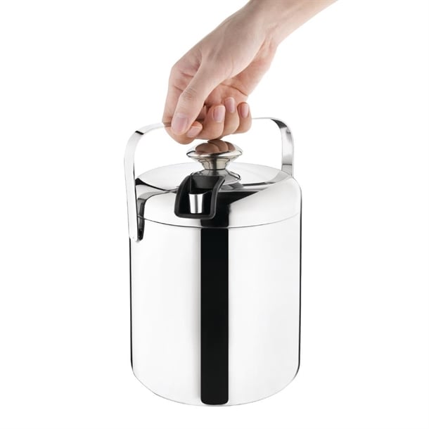 Olympia Ice Bucket with Lid & Tongs 1.23Ltr l279